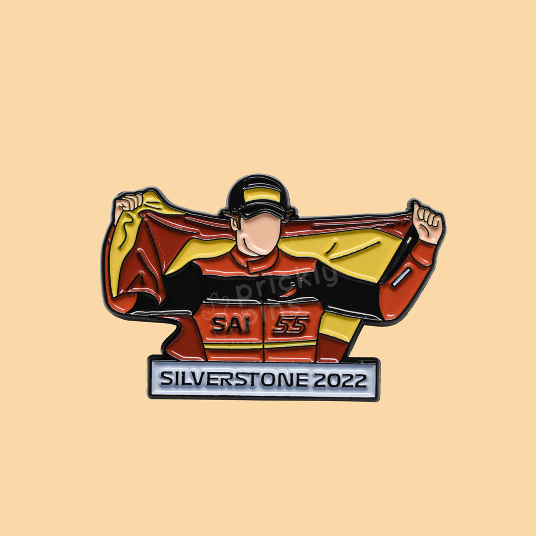 carlos sainz enamel pin