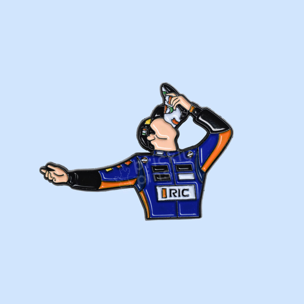 daniel ricciardo enamel pin