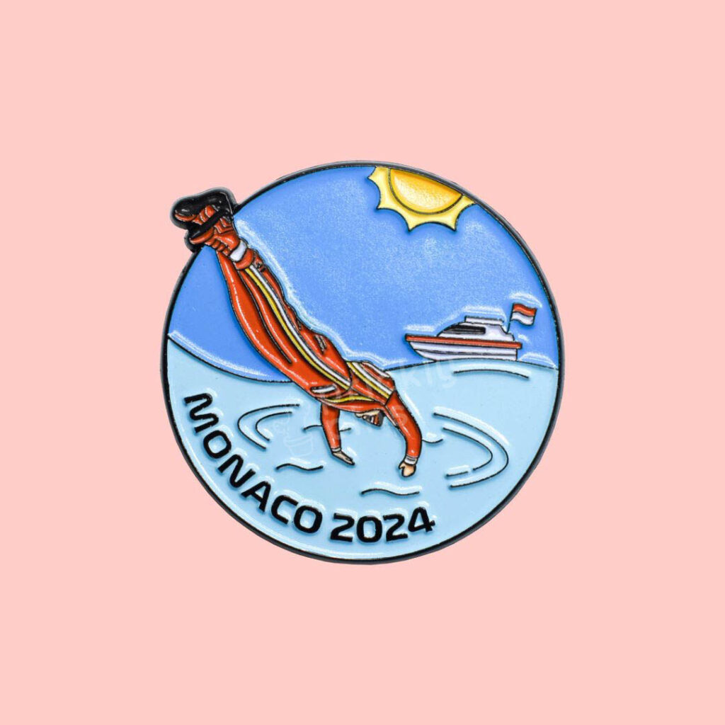 leclerc monaco pin