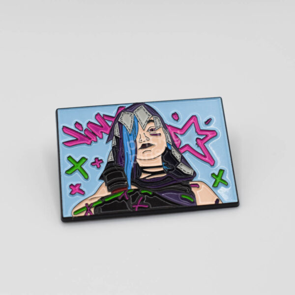 Jinx Arcane League of Legends Soft Enamel Pin - Image 2