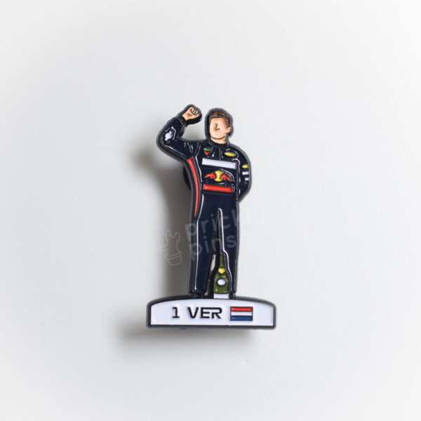 Max Verstappen F1 World Champion Soft Enamel Pin - Image 4